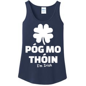 Pog mo thoin - Kiss my ass - I'm Irish Ladies Essential Tank