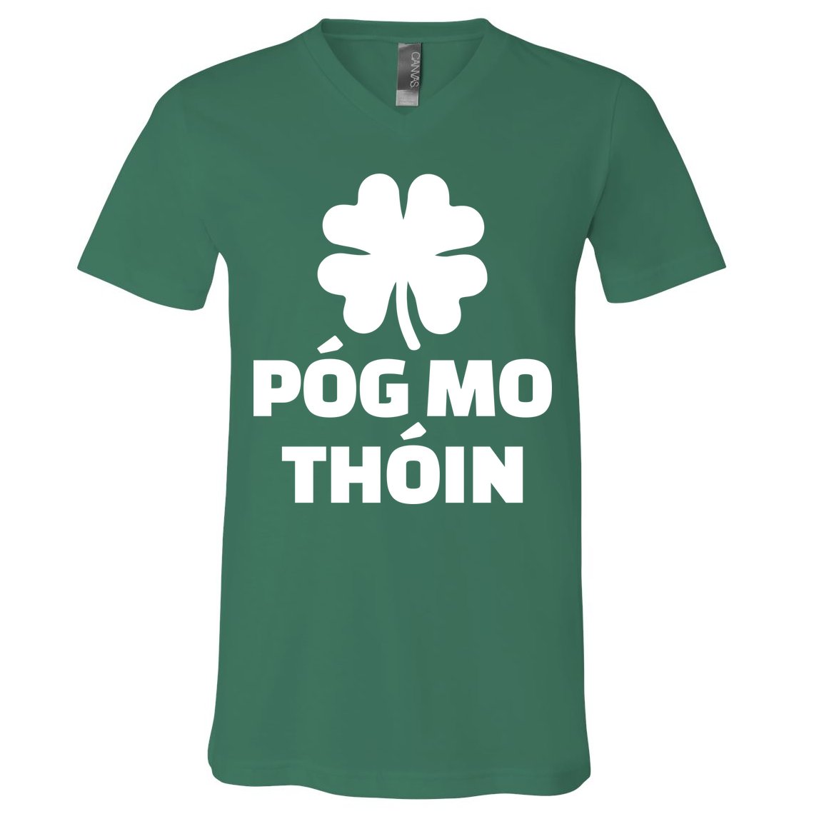 Pog mo thoin - Kiss my ass V-Neck T-Shirt