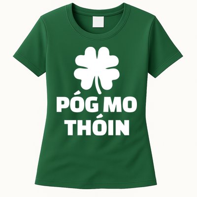 Pog mo thoin - Kiss my ass Womens T-Shirt