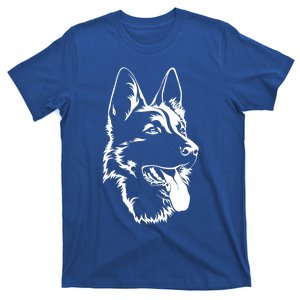 Portrait Of Ger Shepherd For Dog Owners Gift T-Shirt