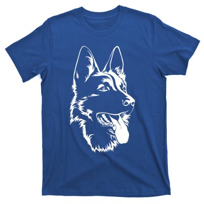 Portrait Of Ger Shepherd For Dog Owners Gift T-Shirt