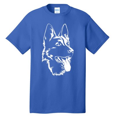 Portrait Of Ger Shepherd For Dog Owners Gift Tall T-Shirt