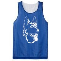 Portrait Of Ger Shepherd For Dog Owners Gift Mesh Reversible Basketball Jersey Tank