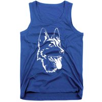 Portrait Of Ger Shepherd For Dog Owners Gift Tank Top