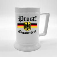 Prost Oktoberfest German Flag Crest Eagle Bavarian Beer Stein