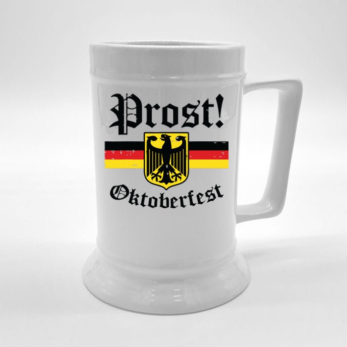 Prost Oktoberfest German Flag Crest Eagle Bavarian Beer Stein