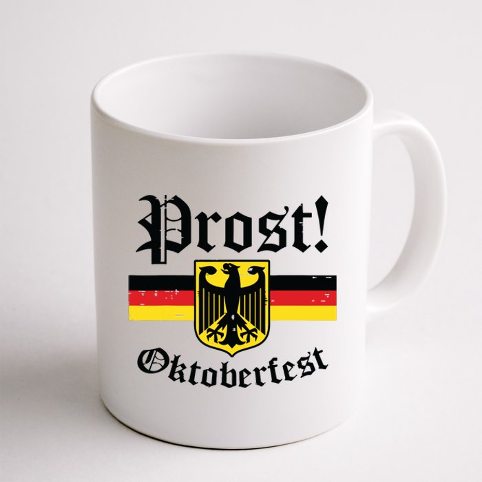 Prost Oktoberfest German Flag Crest Eagle Bavarian Coffee Mug