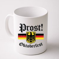 Prost Oktoberfest German Flag Crest Eagle Bavarian Coffee Mug