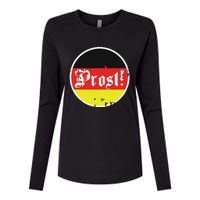 Prost Oktoberfest Germany German Vintage Oktoberfest Womens Cotton Relaxed Long Sleeve T-Shirt