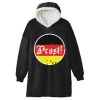 Prost Oktoberfest Germany German Vintage Oktoberfest Hooded Wearable Blanket