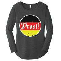 Prost Oktoberfest Germany German Vintage Oktoberfest Women's Perfect Tri Tunic Long Sleeve Shirt