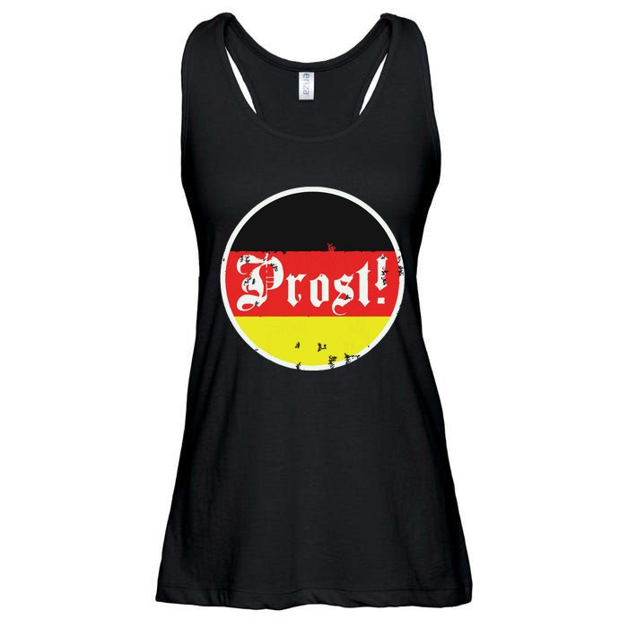 Prost Oktoberfest Germany German Vintage Oktoberfest Ladies Essential Flowy Tank