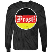 Prost Oktoberfest Germany German Vintage Oktoberfest Tie-Dye Long Sleeve Shirt