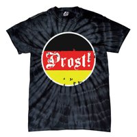 Prost Oktoberfest Germany German Vintage Oktoberfest Tie-Dye T-Shirt