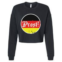 Prost Oktoberfest Germany German Vintage Oktoberfest Cropped Pullover Crew