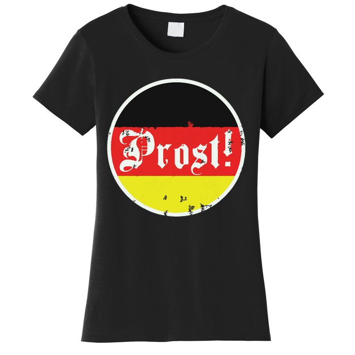 Prost Oktoberfest Germany German Vintage Oktoberfest Women's T-Shirt