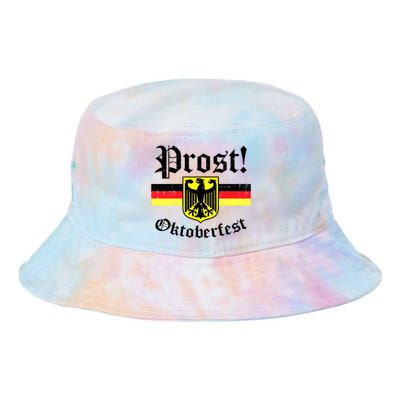 Prost Oktoberfest German Flag Crest Eagle Bavarian Tie Dye Newport Bucket Hat