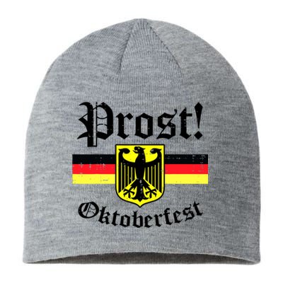 Prost Oktoberfest German Flag Crest Eagle Bavarian Sustainable Beanie