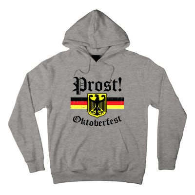 Prost Oktoberfest German Flag Crest Eagle Bavarian Tall Hoodie