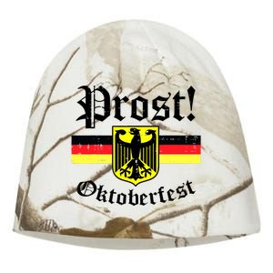 Prost Oktoberfest German Flag Crest Eagle Bavarian Kati - Camo Knit Beanie