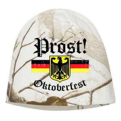 Prost Oktoberfest German Flag Crest Eagle Bavarian Kati - Camo Knit Beanie