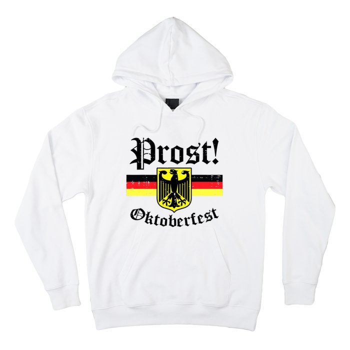 Prost Oktoberfest German Flag Crest Eagle Bavarian Hoodie