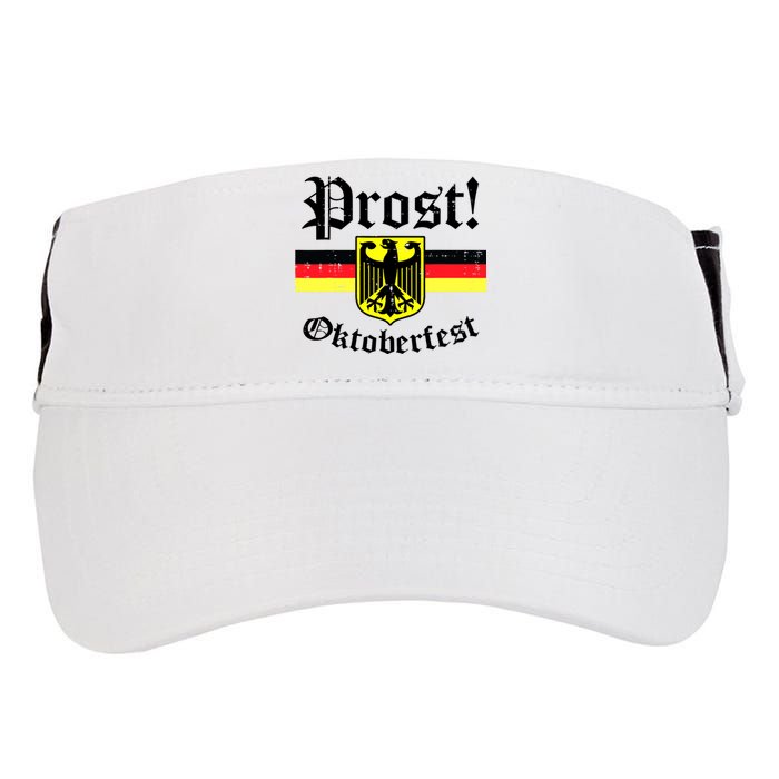 Prost Oktoberfest German Flag Crest Eagle Bavarian Adult Drive Performance Visor