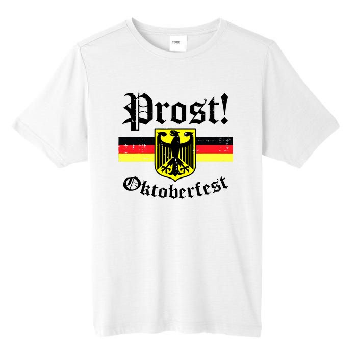 Prost Oktoberfest German Flag Crest Eagle Bavarian Tall Fusion ChromaSoft Performance T-Shirt