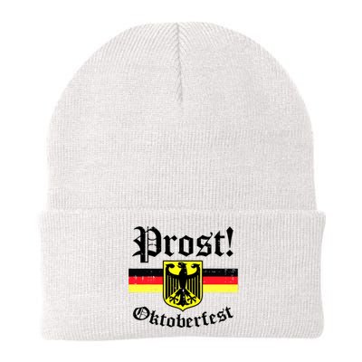 Prost Oktoberfest German Flag Crest Eagle Bavarian Knit Cap Winter Beanie