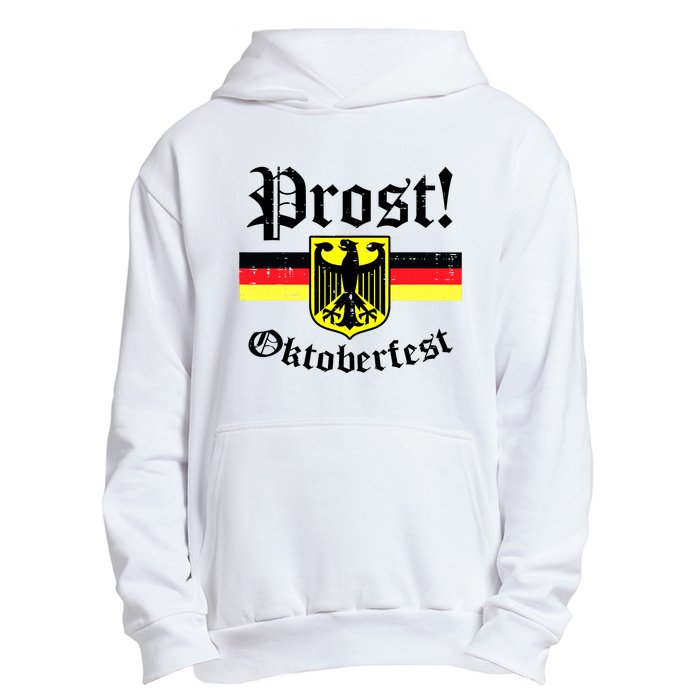 Prost Oktoberfest German Flag Crest Eagle Bavarian Urban Pullover Hoodie