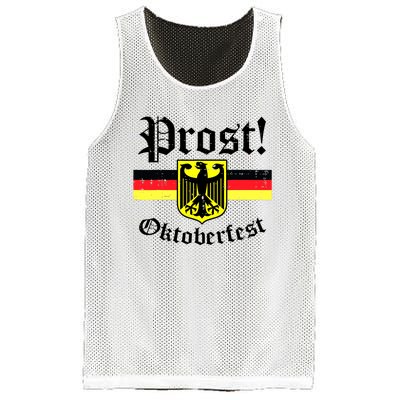 Prost Oktoberfest German Flag Crest Eagle Bavarian Mesh Reversible Basketball Jersey Tank