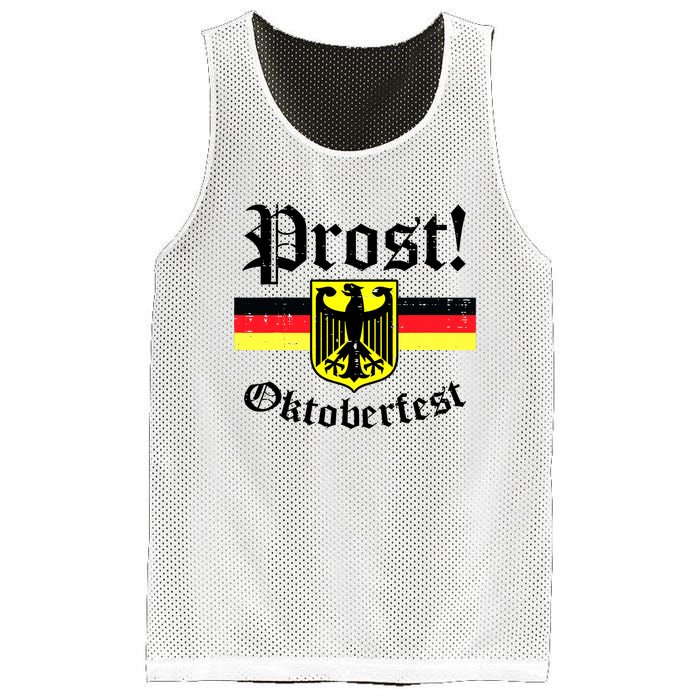 Prost Oktoberfest German Flag Crest Eagle Bavarian Mesh Reversible Basketball Jersey Tank