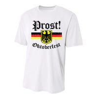 Prost Oktoberfest German Flag Crest Eagle Bavarian Performance Sprint T-Shirt