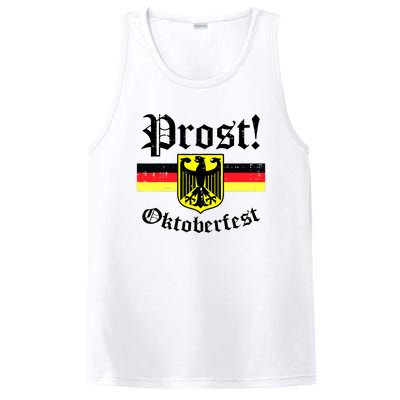 Prost Oktoberfest German Flag Crest Eagle Bavarian PosiCharge Competitor Tank