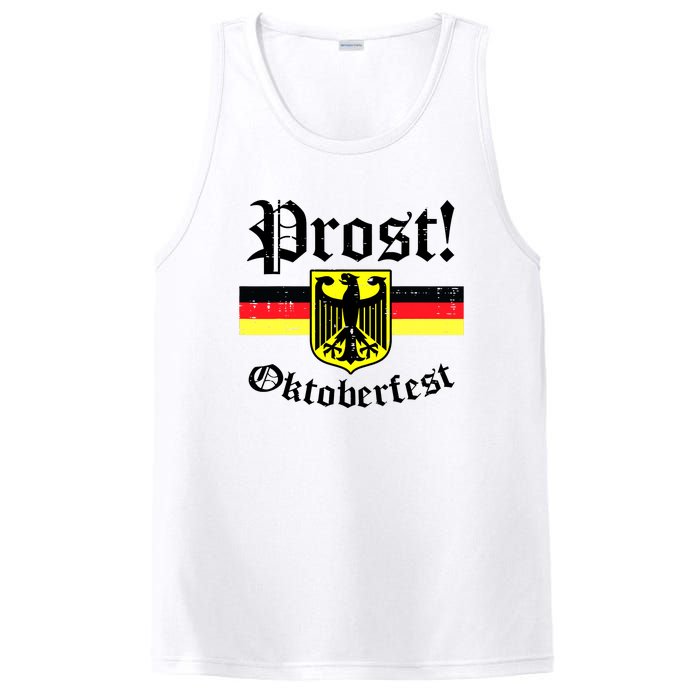 Prost Oktoberfest German Flag Crest Eagle Bavarian PosiCharge Competitor Tank