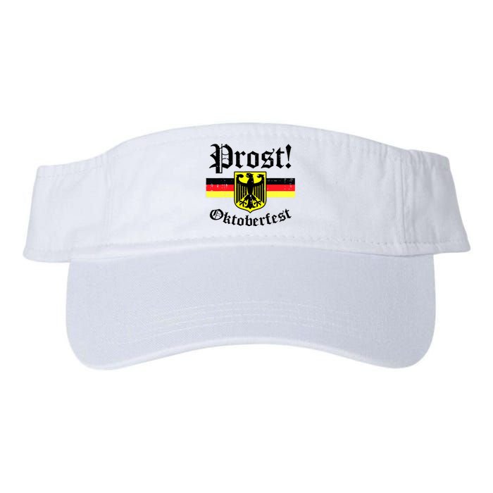 Prost Oktoberfest German Flag Crest Eagle Bavarian Valucap Bio-Washed Visor