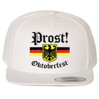 Prost Oktoberfest German Flag Crest Eagle Bavarian Wool Snapback Cap