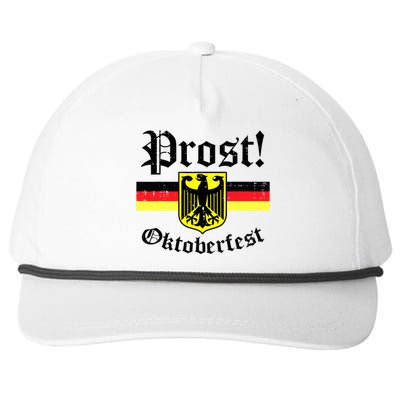 Prost Oktoberfest German Flag Crest Eagle Bavarian Snapback Five-Panel Rope Hat