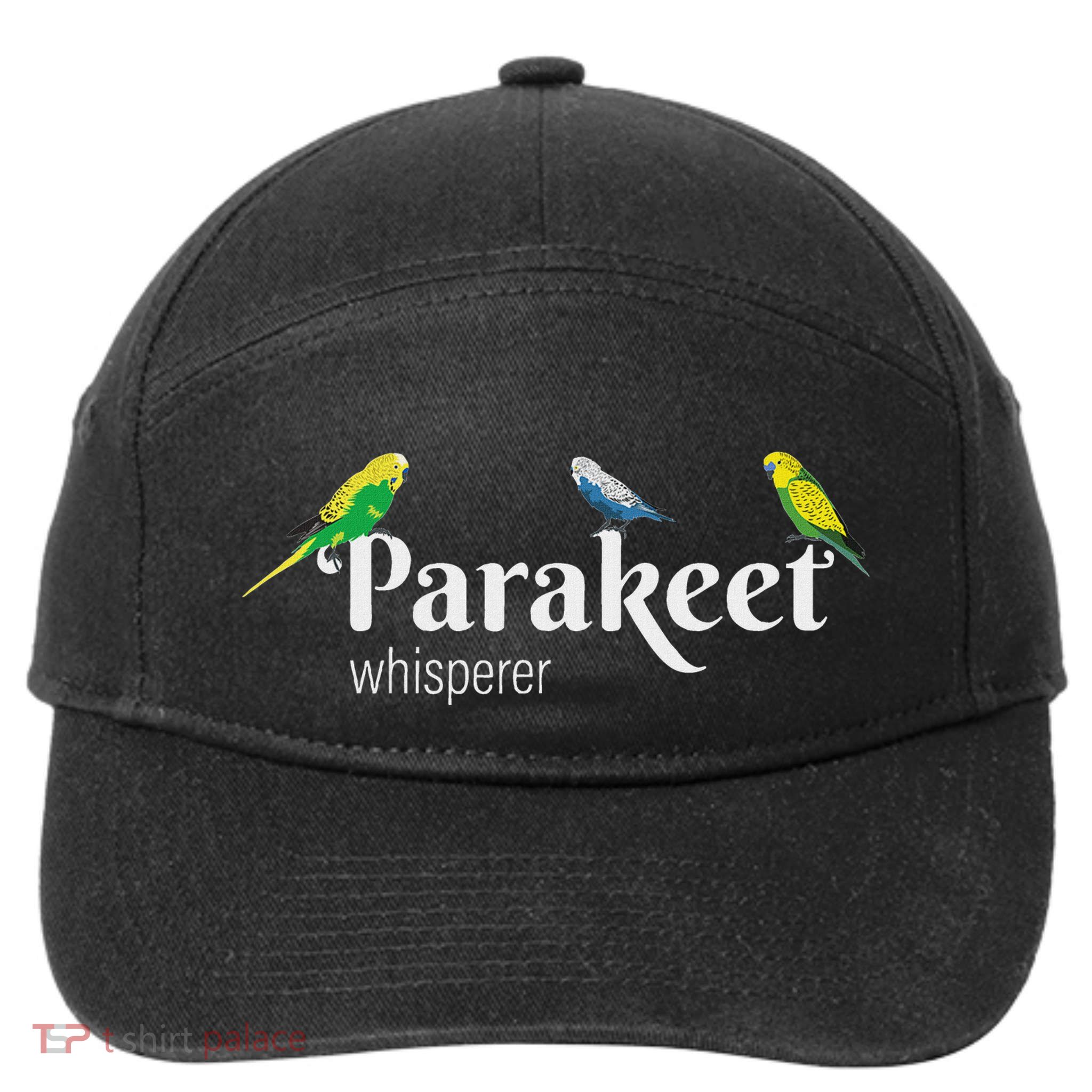 Parakeet Owner Gift Bird Lover Parakeet Whisperer 7-Panel Snapback Hat
