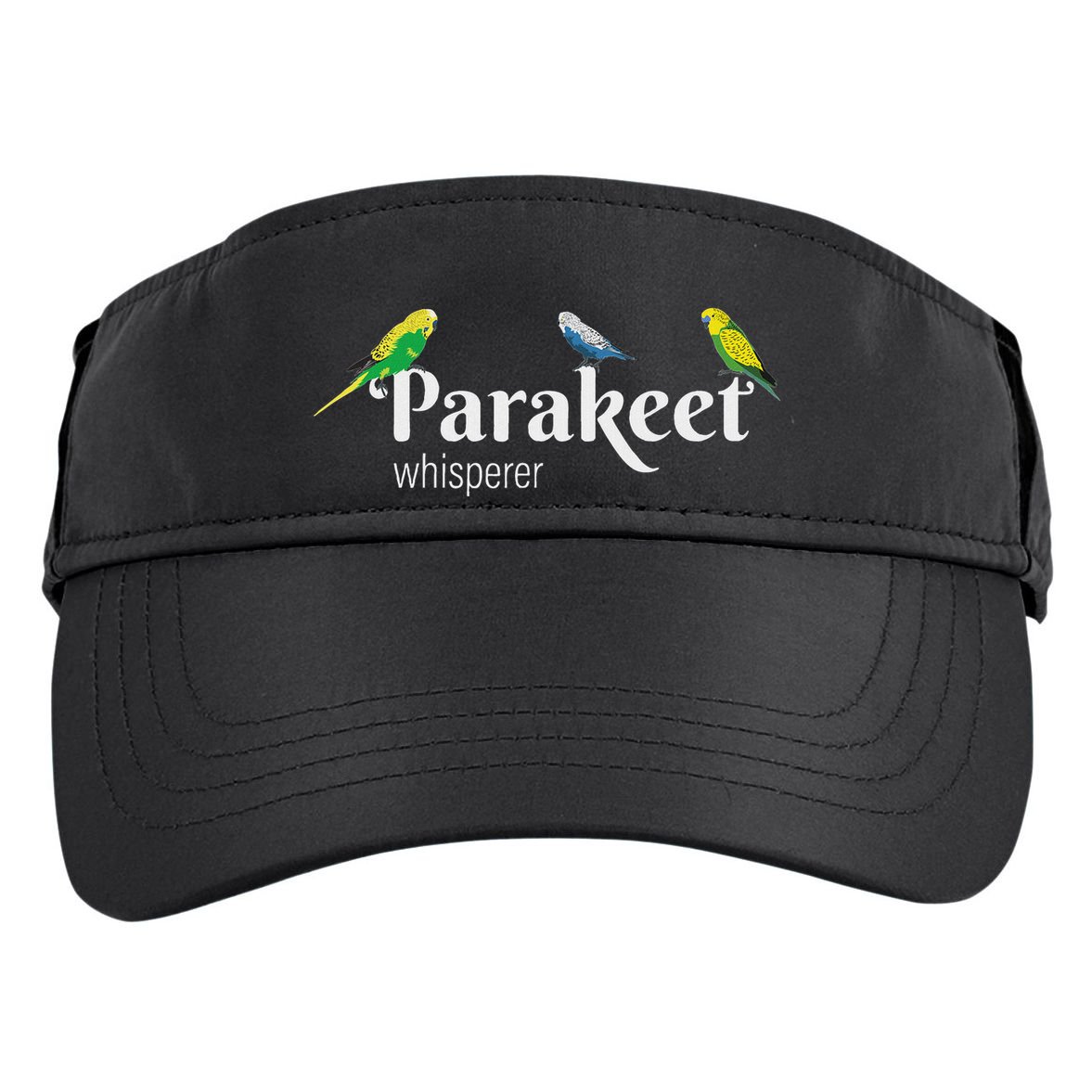 Parakeet Owner Gift Bird Lover Parakeet Whisperer Adult Drive Performance Visor