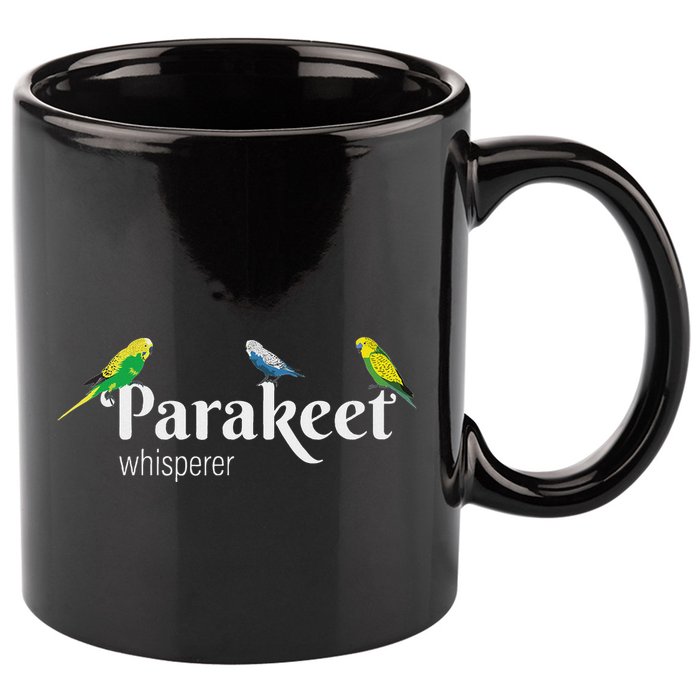 Parakeet Owner Gift Bird Lover Parakeet Whisperer 11oz C Handle Ceramic Mug