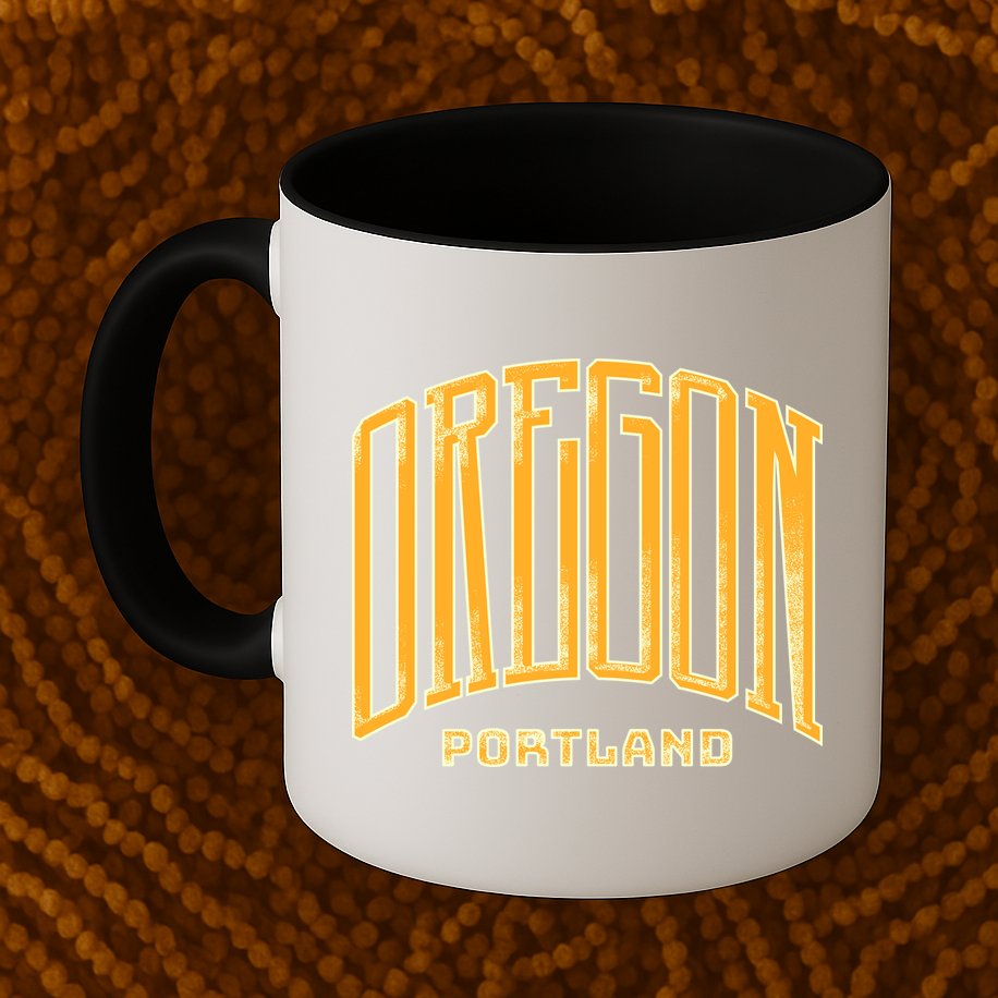 Portland Oregon Giant Logo Mug
