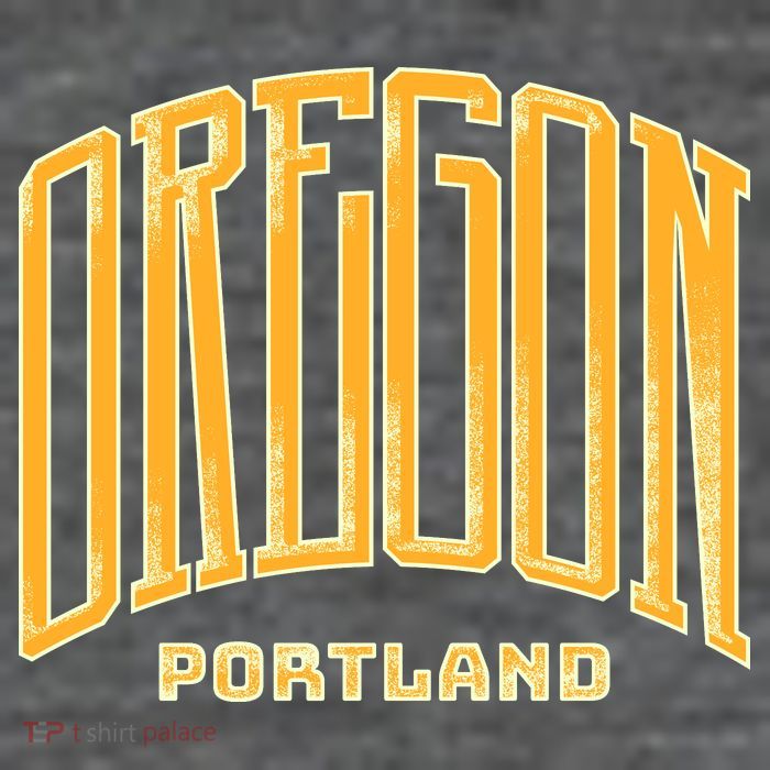 Portland Oregon Giant Logo T-Shirt