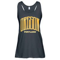 Portland Oregon Giant Logo Ladies Essential Flowy Tank