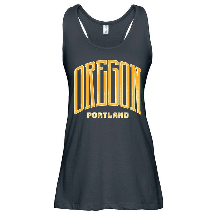 Portland Oregon Giant Logo Ladies Essential Flowy Tank