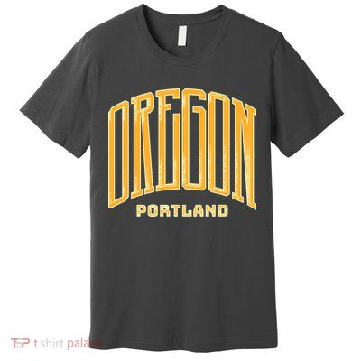 Portland Oregon Giant Logo Premium T-Shirt