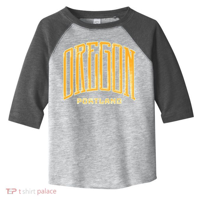 Portland Oregon Giant Logo Toddler Fine Jersey T-Shirt