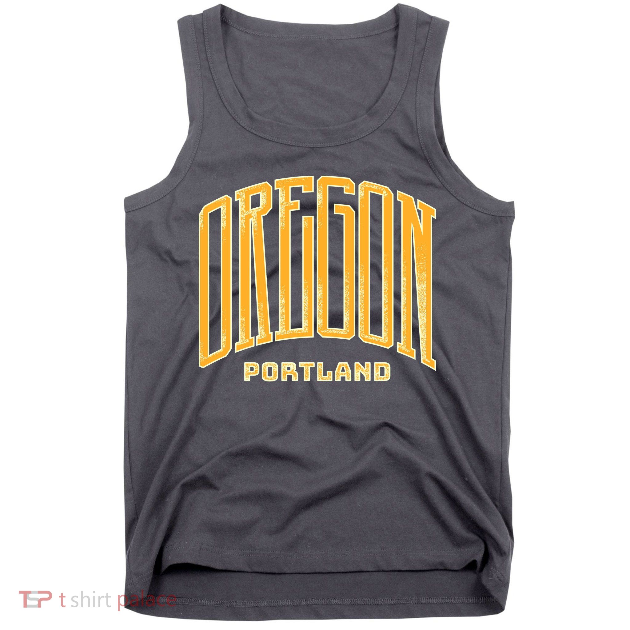 Portland Oregon Giant Logo Tank Top