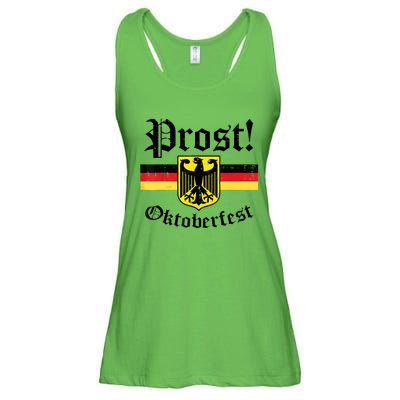 Prost Oktoberfest German Flag Crest Eagle Bavarian Ladies Essential Flowy Tank