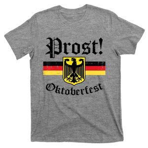 Prost Oktoberfest German Flag Crest Eagle Bavarian T-Shirt